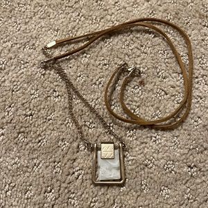 Stone Necklace on cord